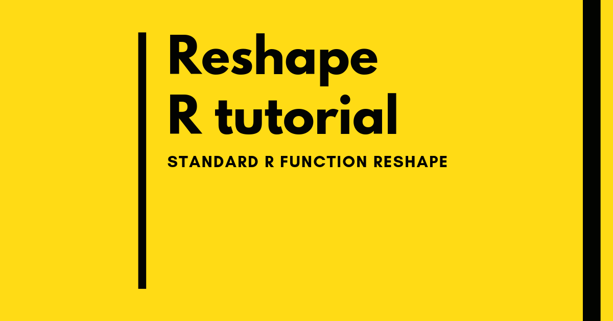 reshape data r
